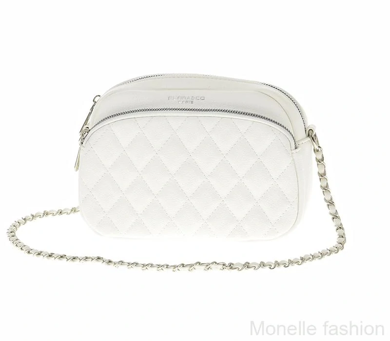 Bílá crossbody kabelka Flora & Co Paris