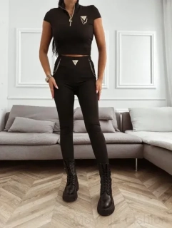 Dámský komplet Fashion – crop top a legíny | Mojo