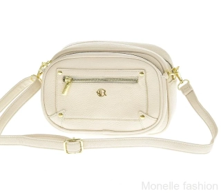 Béžová crossbody kabelka Rovicky 2v1 s odepínací přední částí